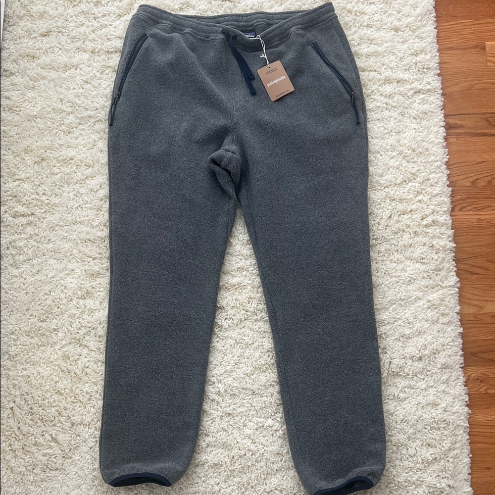 NWT Patagonia Men's Gray Fleece Joggers